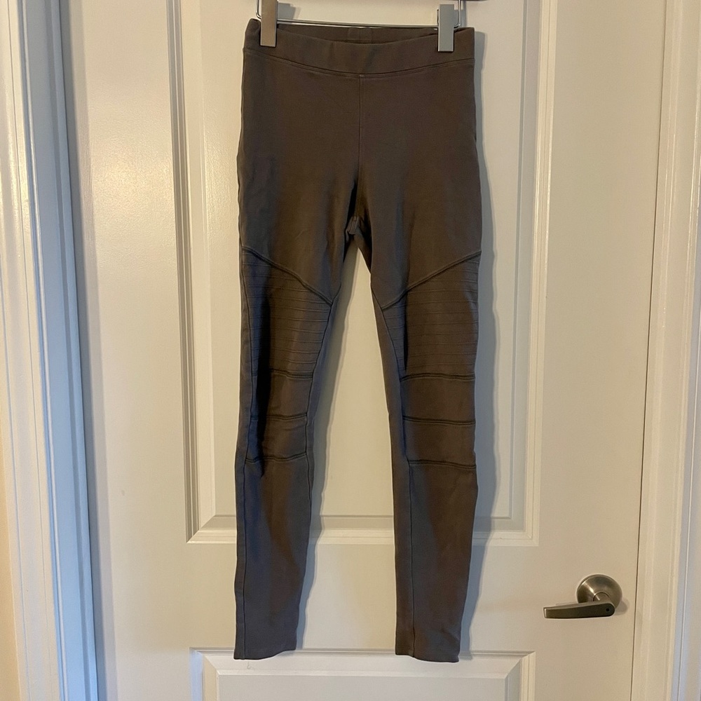 Express XS gray moto leggings